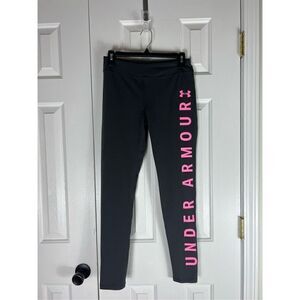 Under Armour Girls Grey Leggings Size YXL